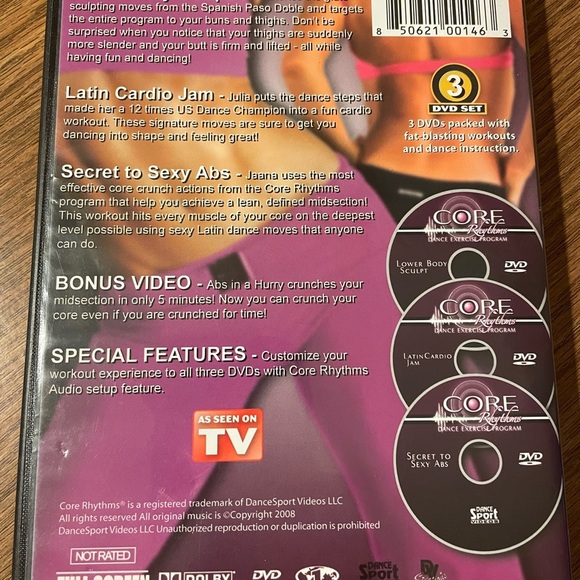 Core Rhythms Dance Exercise Program: Lot of 2 CD Set - Picture 6 of 9
